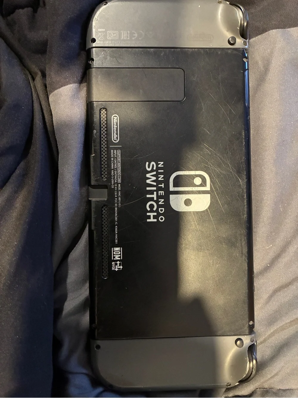 Nintendo Switch - Black Console Back